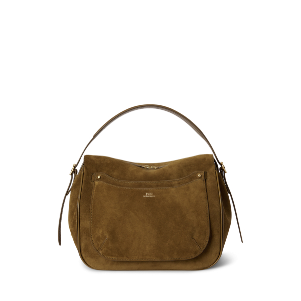 Polo ID スエード サッチェル | ラルフ ローレン公式オンラインストア