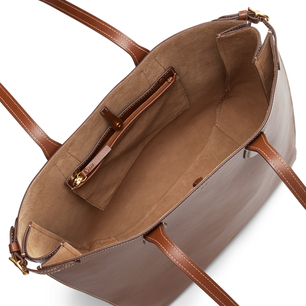 POLO RALPH LAUREN ノースサウス トート Bellport バックル付き POLO RALPH LAUREN ノースサウス トート Bellport バックル付き