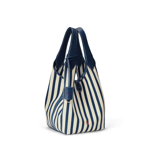 【POLO RALPH LAUREN】Polo Play Striped Canvas Tote トート Polo Play Striped Canvas Tote
