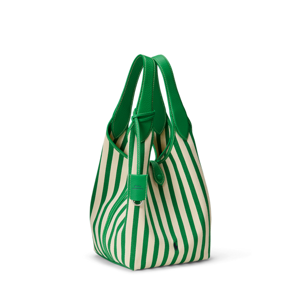Polo Play Striped Canvas Tote