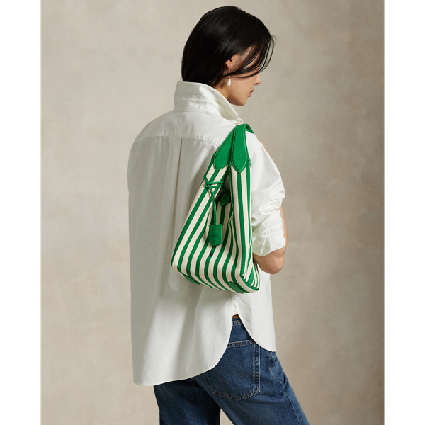 【POLO RALPH LAUREN】Polo Play Striped Canvas Tote トート Polo Play Striped Canvas Tote