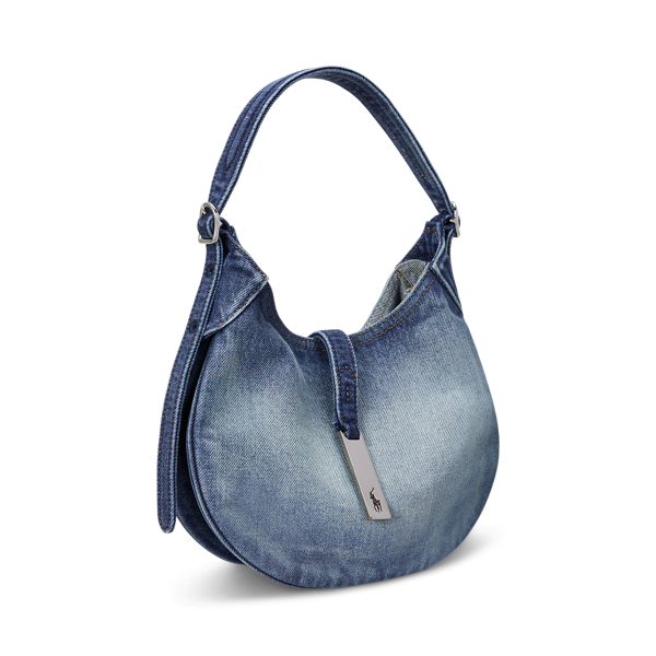 RALPH LAUREN vintage denim shoulder bag