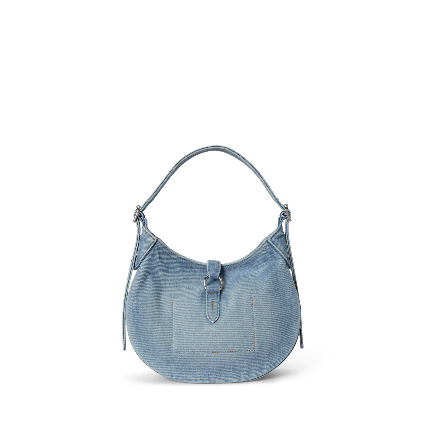 Женская сумка Polo Ralph Lauren Polo ID Denim Small Shoulder, цвет: Варёный — фото 2