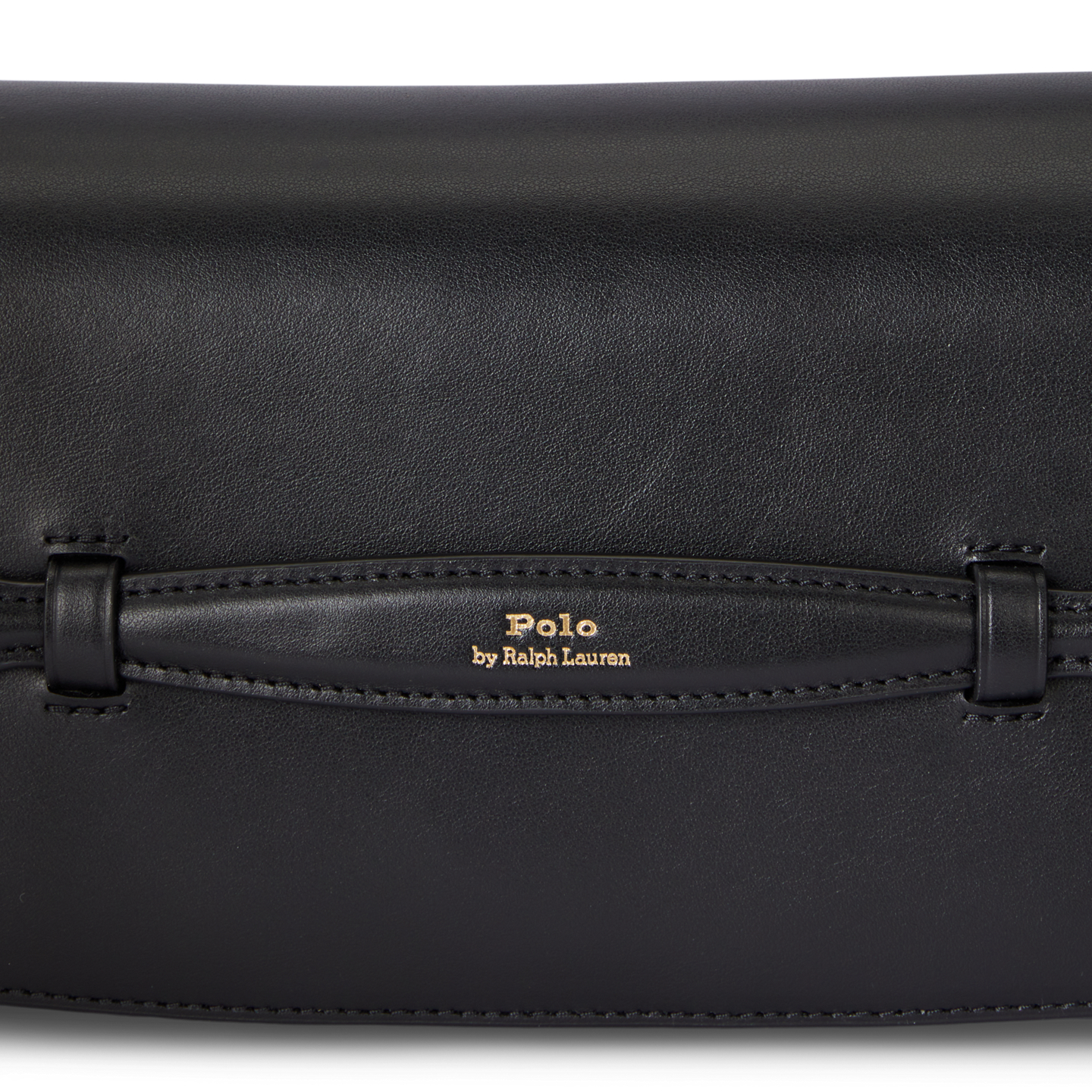 Женский клатч Ralph Lauren Bellport Leather Long-Flap Clutch, цвет: Чёрный — фото 4