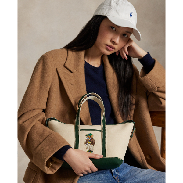 ポロラルフローレン　ポロベア　キャンバス　ミニショッパートート　ショルダーバッグ Polo ベア キャンバス ミニ ショッパー トート | ラルフ