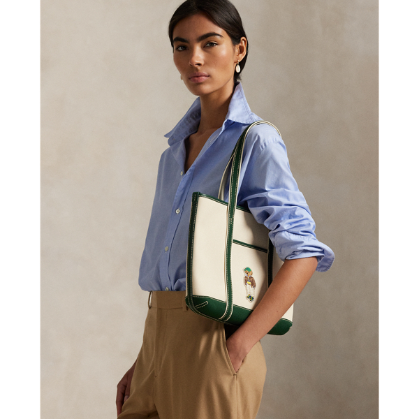 Polo ベア キャンバス スモール ショッパー トート | ラルフ