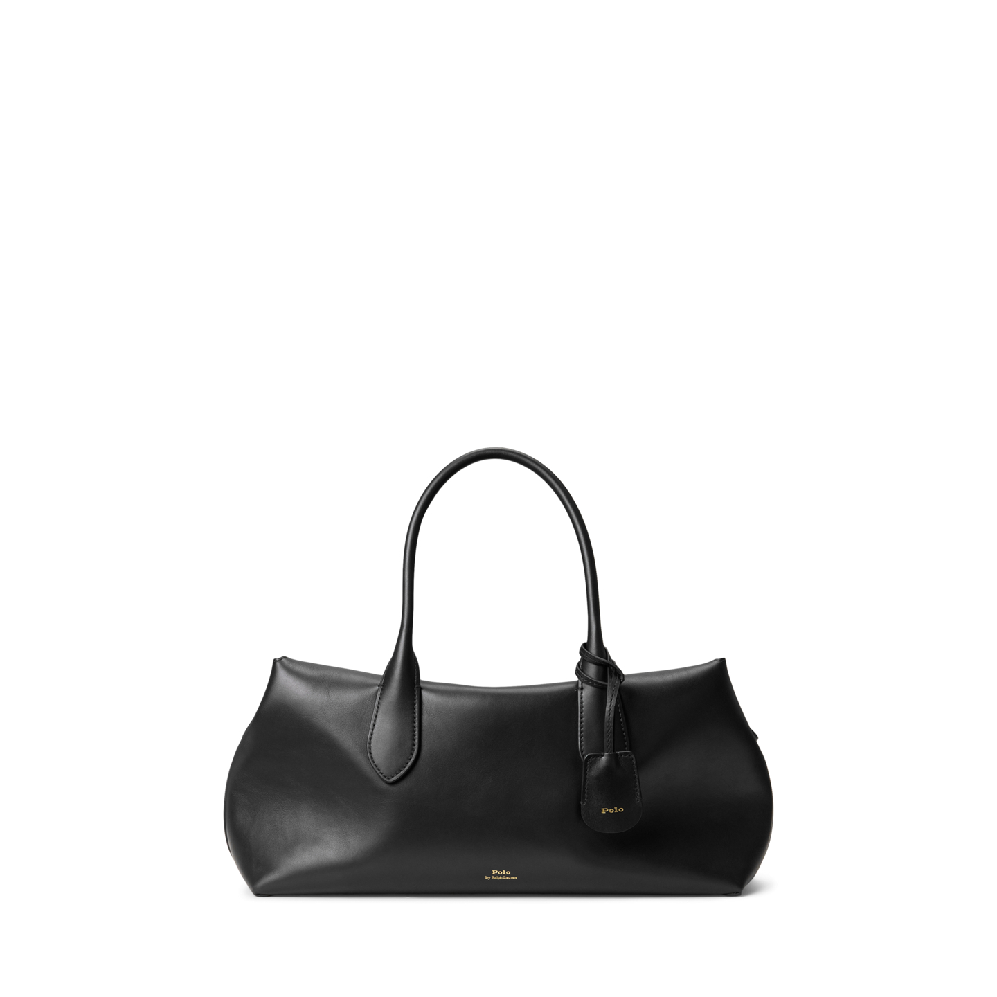 Женская сумка Ralph Lauren Bellport Leather Satchel, цвет: Чёрный — фото 6