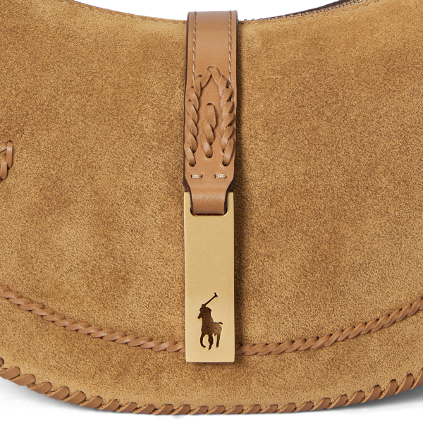 Polo ID Suede Western Mini Shoulder Bag for Women | Ralph