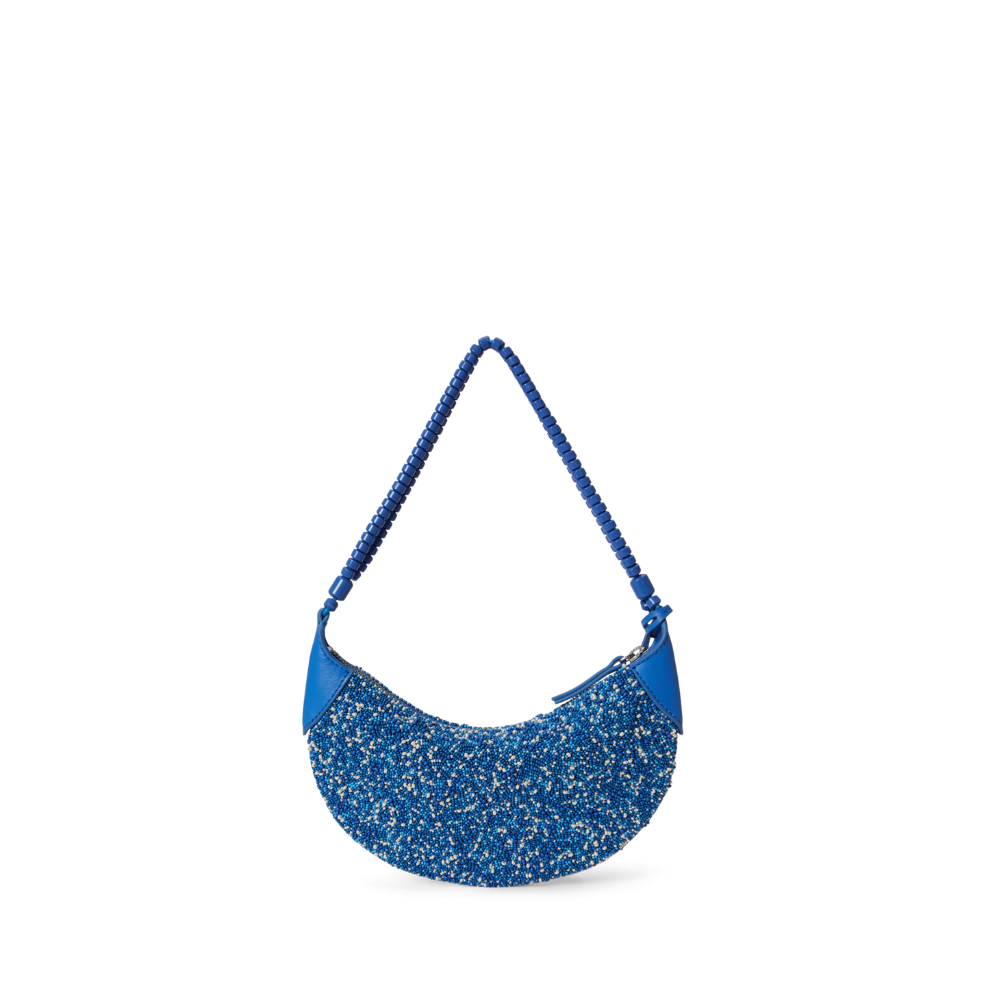 Женская сумка Ralph Lauren Polo ID Beaded Mini Shoulder, цвет: Синий — фото 2