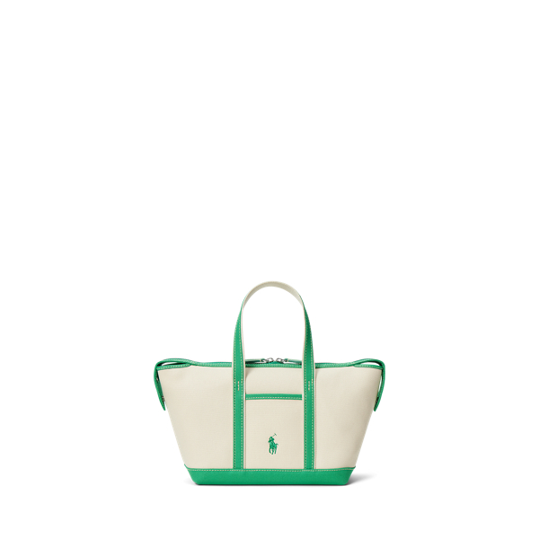 Mini-cabas en toile de coton