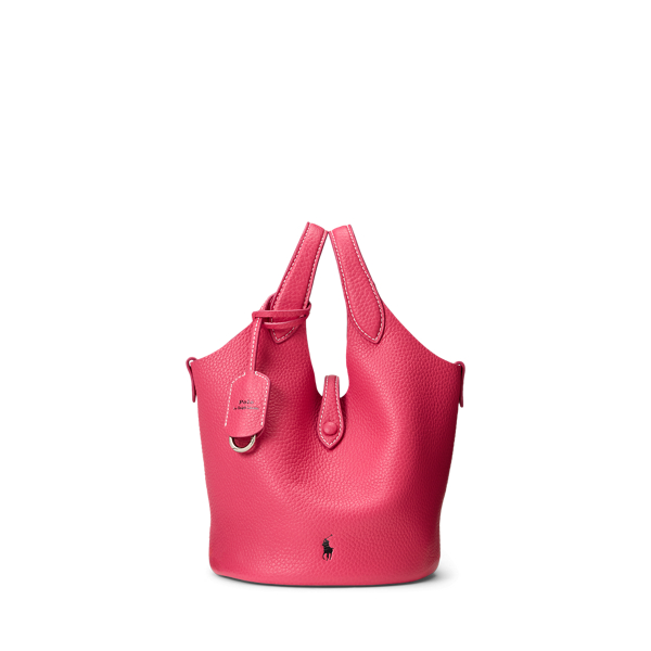 Petit cabas en cuir Pink Pony