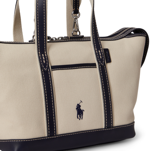 コットン キャンバス ミニ ショッパー トート | ラルフ ローレン公式