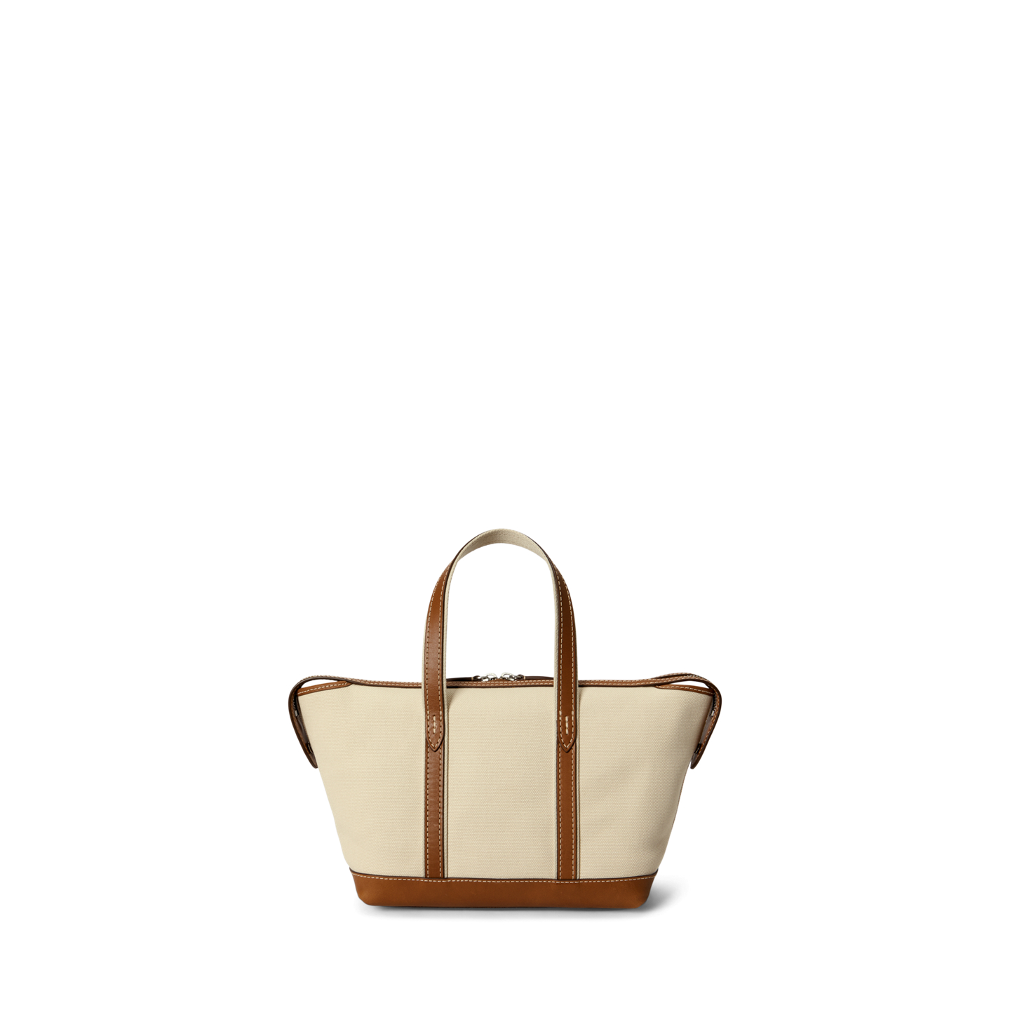 Женская сумка Ralph Lauren Cotton Canvas Mini Shopper Tote, цвет: Экрю — фото 2