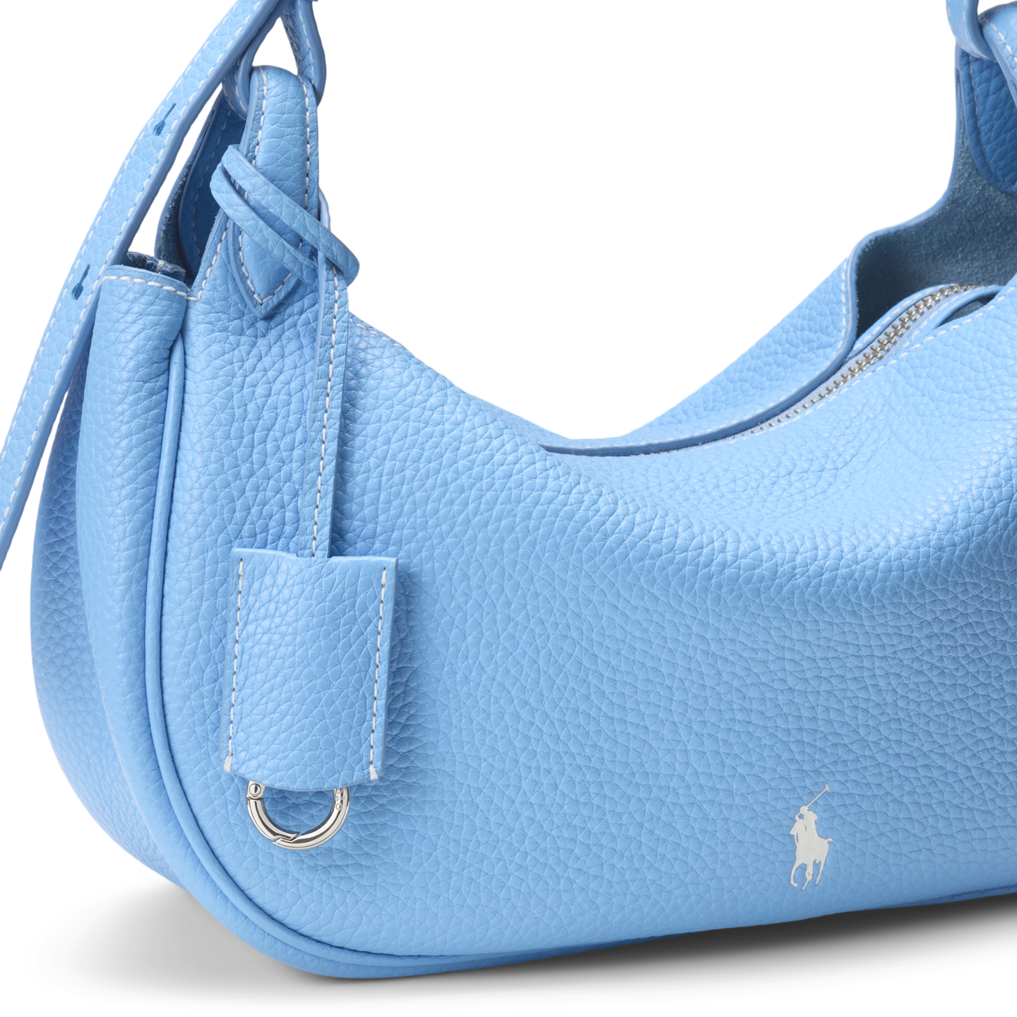 Женская сумка Ralph Lauren Polo Play Leather Shoulder, цвет: Синий — фото 3