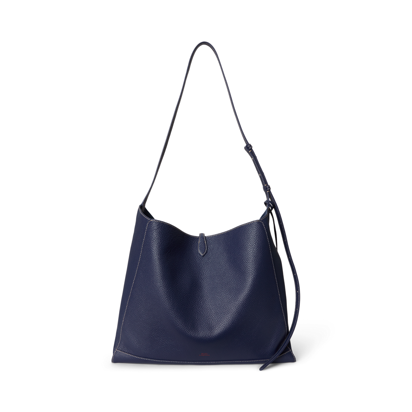 Женская сумка Ralph Lauren Polo Play Leather Messenger, цвет: Чернильный — фото 2