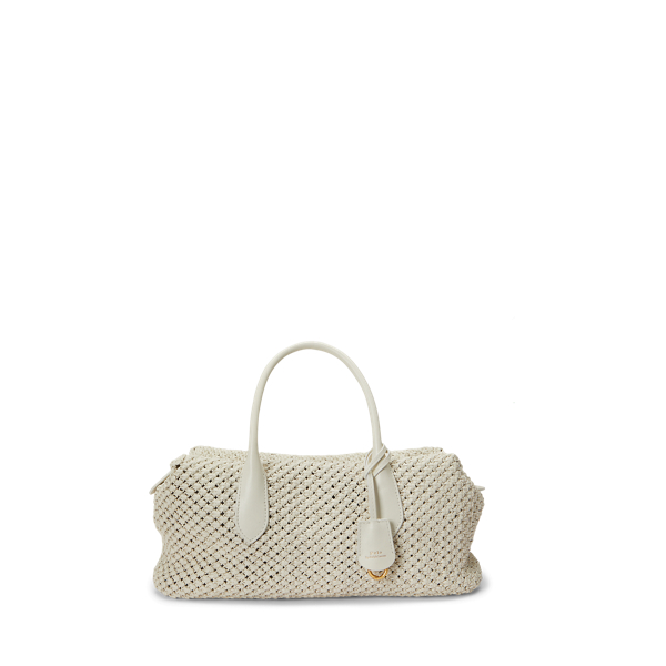 Bellport ウーブン レザー サッチェル | ラルフ ローレン公式