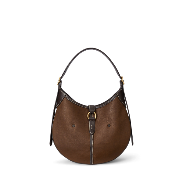 Kleine Schultertasche Polo ID aus Leder