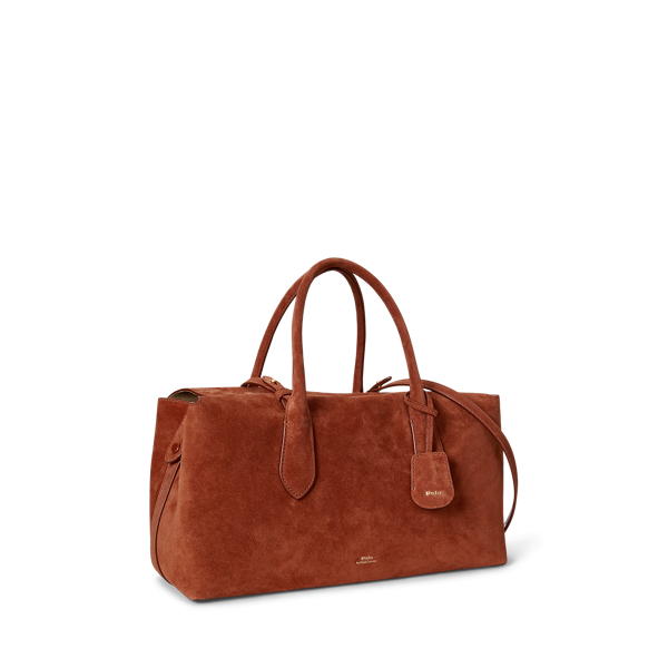 Bellport スエード サッチェル | ラルフ ローレン公式オンラインストア