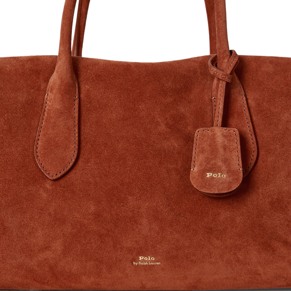 Bellport スエード サッチェル | ラルフ ローレン公式オンラインストア