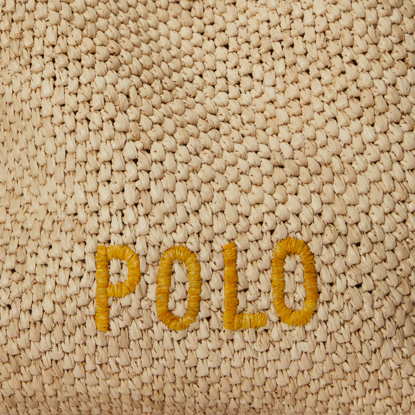 Женская сумка Ralph Lauren Polo Play Raffia Messenger, цвет: Натуральный / Жёлтый — фото 4