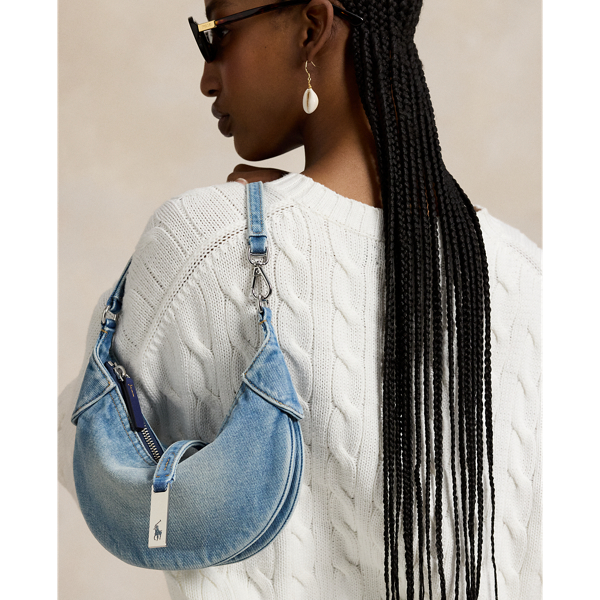 Polo ID デニム ミニ ショルダー バッグ | ラルフ ローレン公式