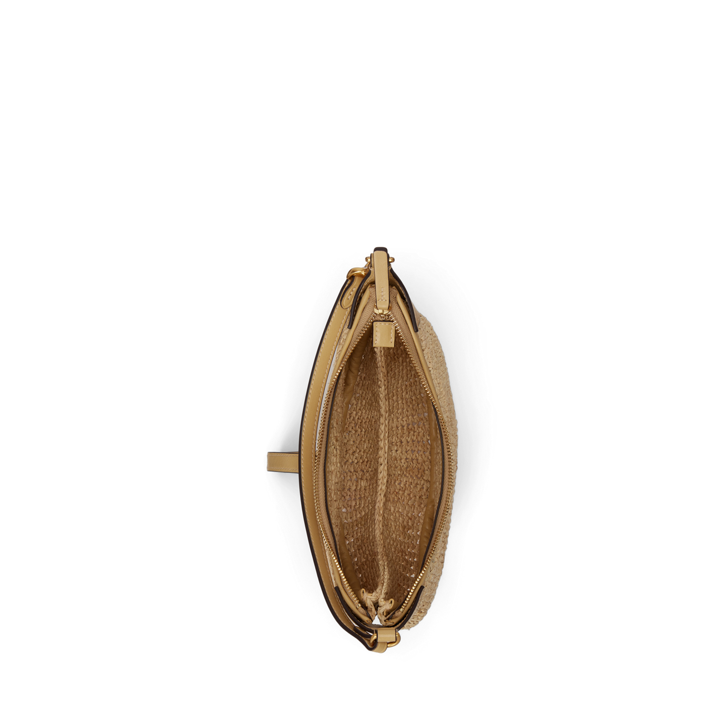 Женская сумка Ralph Lauren Polo ID Raffia Mini Shoulder, цвет: Натуральный — фото 3