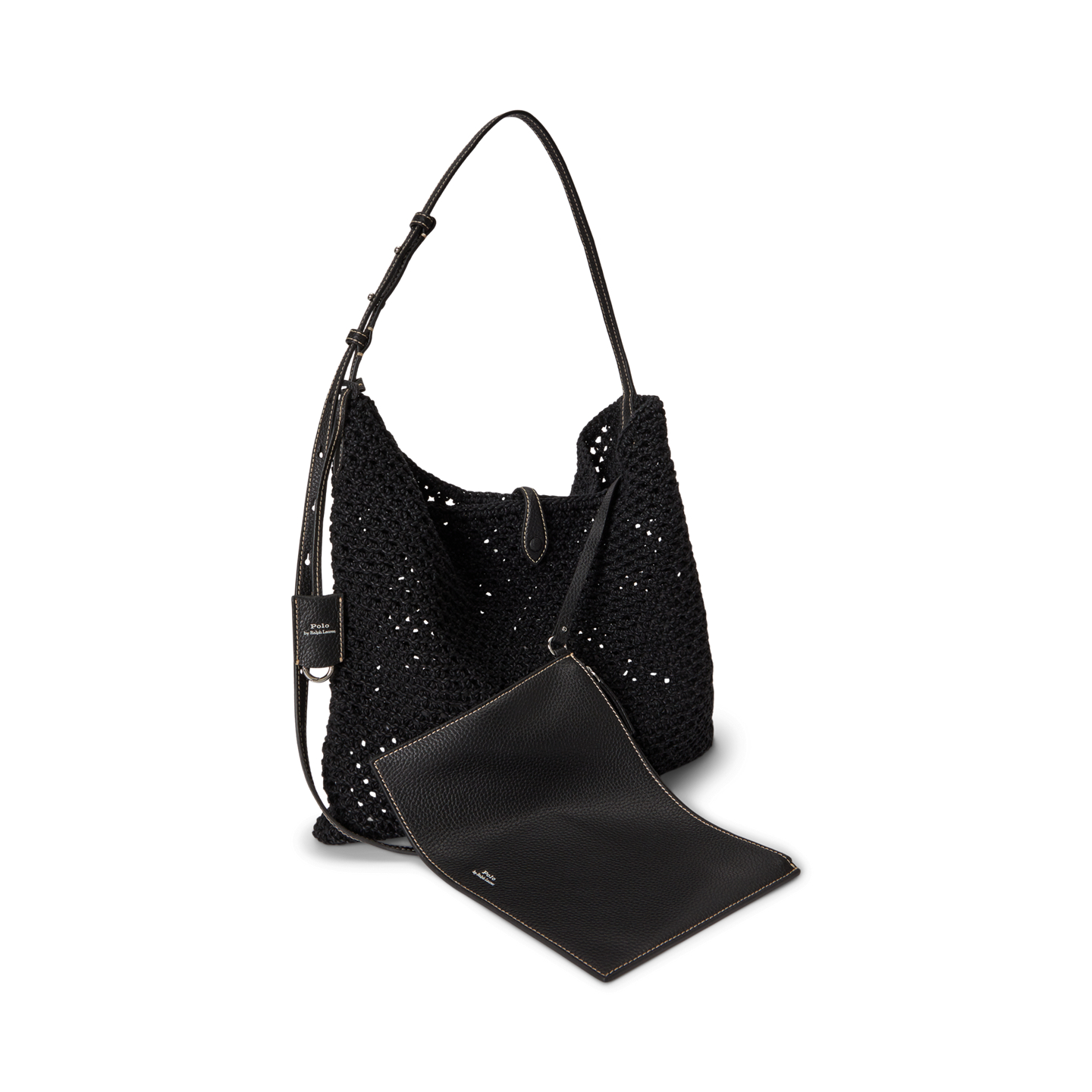 Женская сумка Ralph Lauren Polo Play Cord Messenger, цвет: Чёрный — фото 3