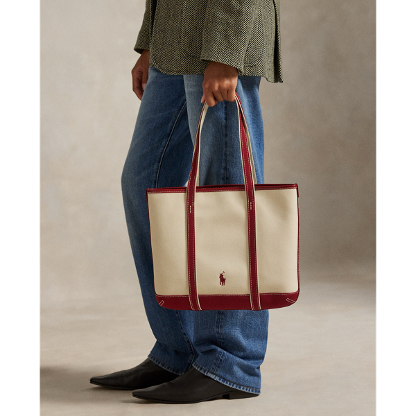 POLO RALPH LAUREN キャンバス スモール Polo ベア トート キャンバス スモール Polo ベア トート｜ポロ ラルフ ローレンの