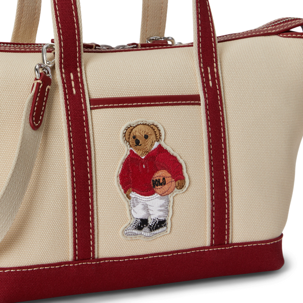 ポロラルフローレン ポロベア キャンバス ミニ ショッパー トートバッグ Polo ベア キャンバス ミニ ショッパー トート | ラルフ ローレン公式