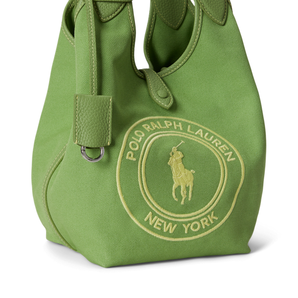 Parakeet Polo Play Logo Canvas Tote Bag Polo Ralph Lauren 5