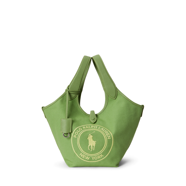 Parakeet Polo Play Logo Canvas Tote Bag Polo Ralph Lauren 1