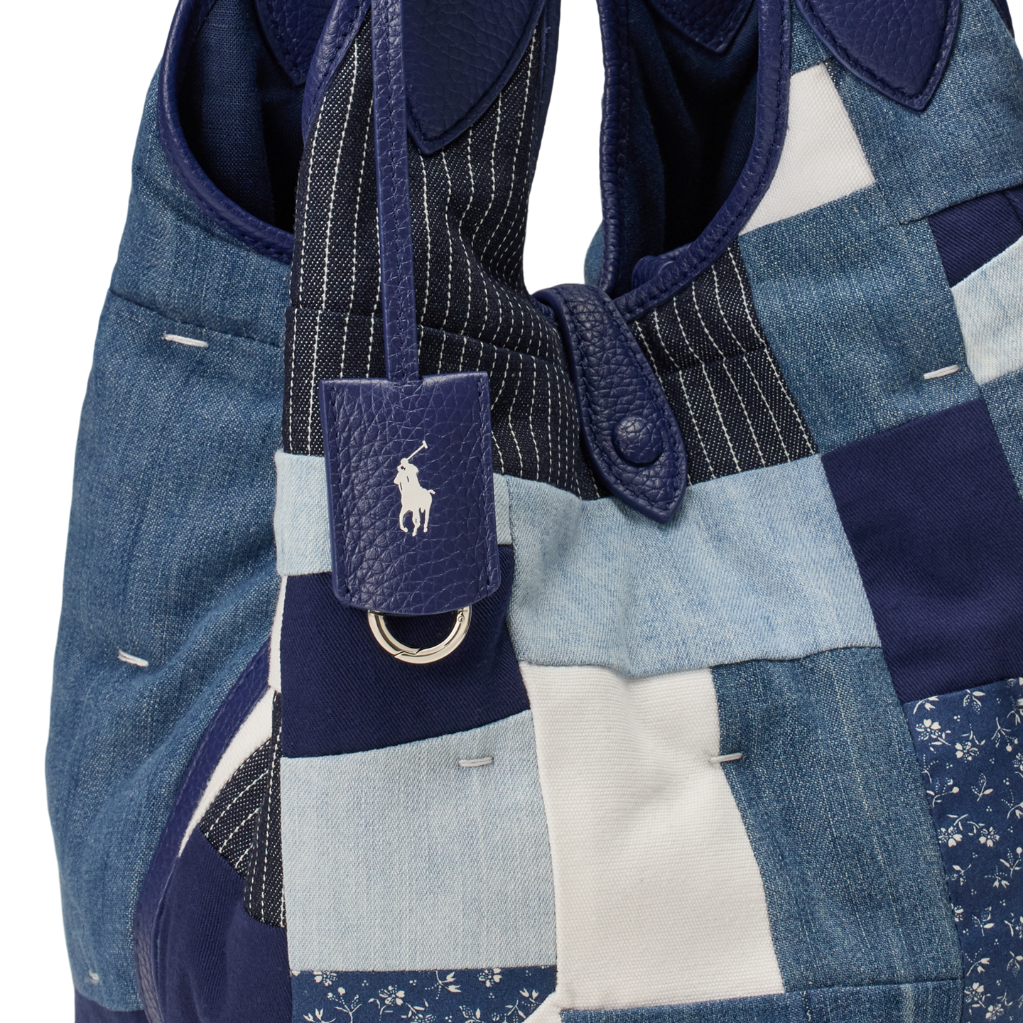 Женские сумки Ralph Lauren PRL x Gee’s Bend Polo Play Tote, цвет: Разноцветный — фото 4