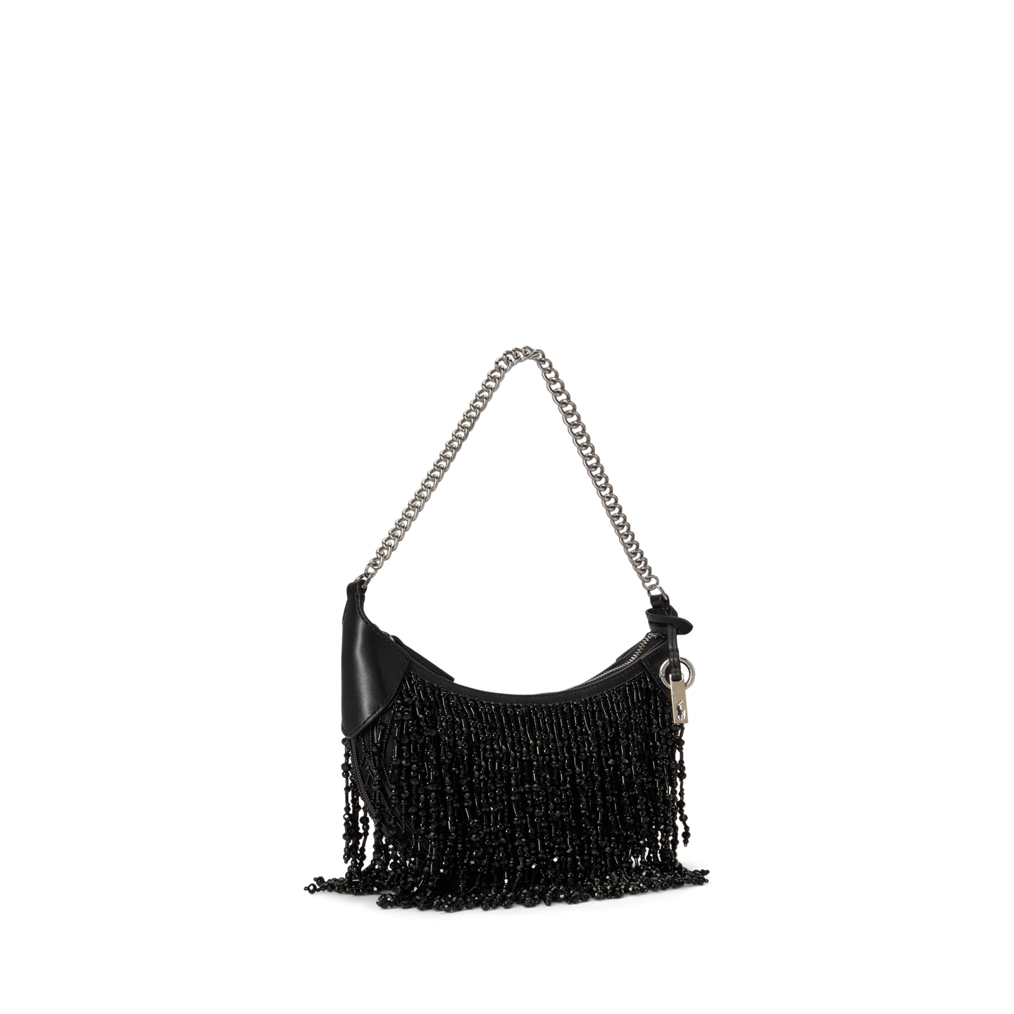 Женская сумка Ralph Lauren Polo ID Beaded Mini Chain, цвет: Чёрный — фото 1