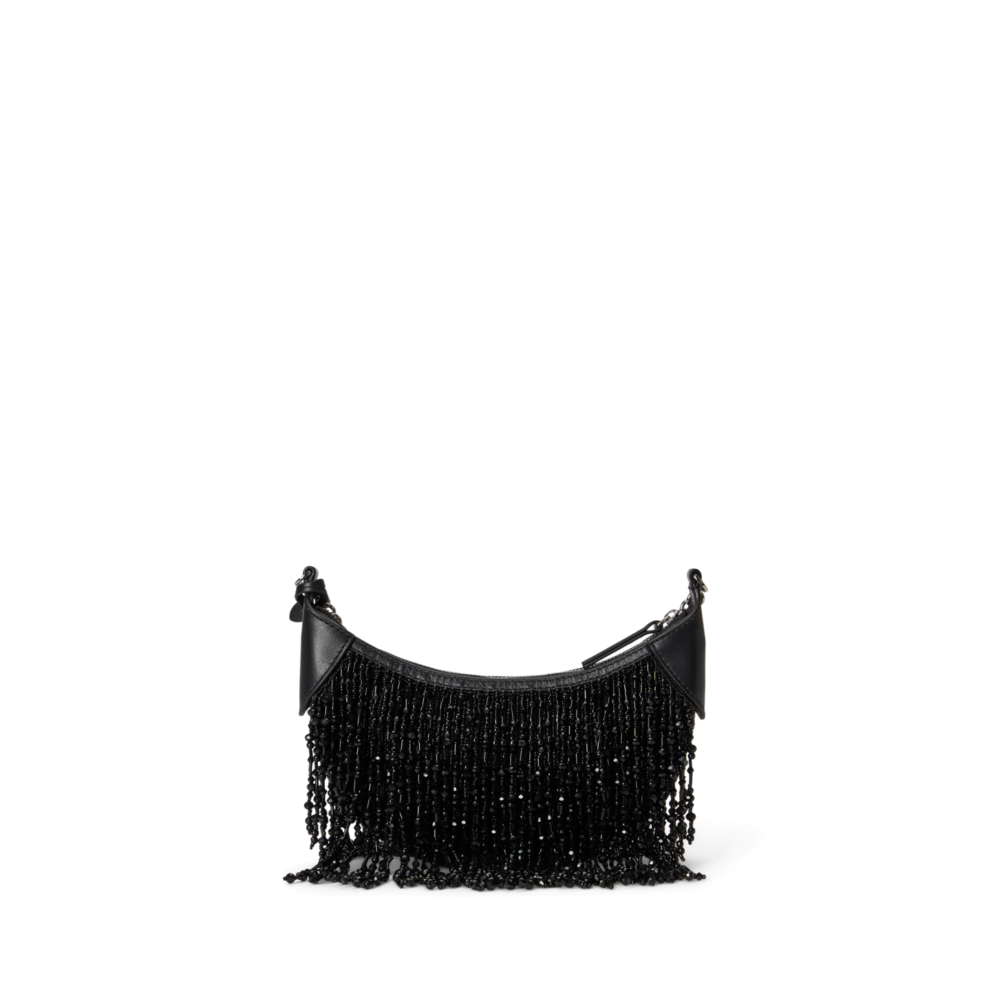 Женская сумка Ralph Lauren Polo ID Beaded Mini Chain, цвет: Чёрный — фото 2