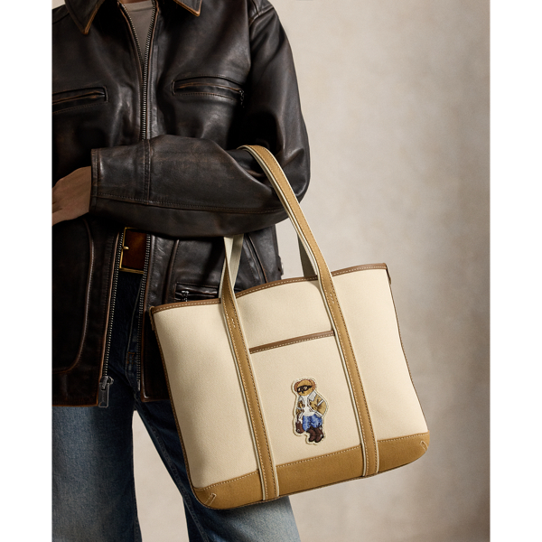 Kleine Shopper-Tragetasche mit Polo&nbsp;Bear