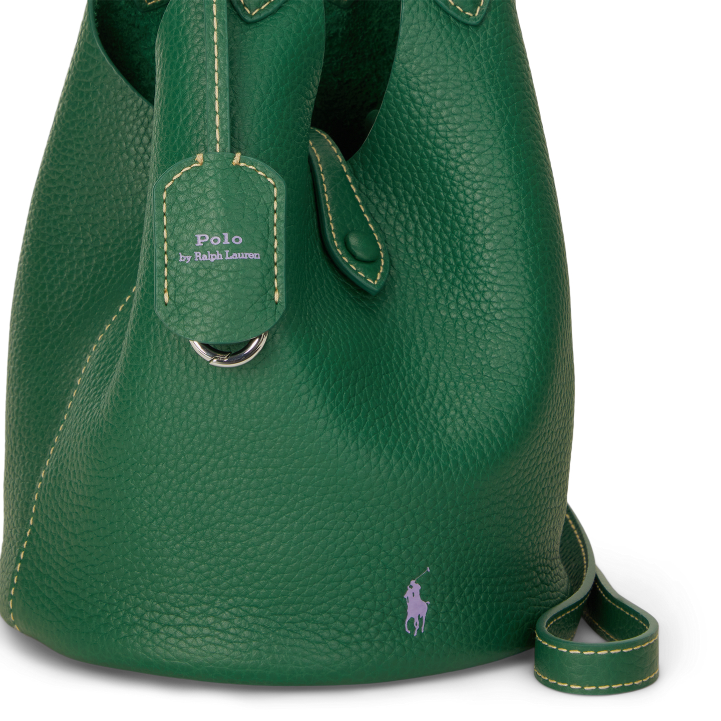 Женские сумки Ralph Lauren Polo Play Leather Small Tote & Crossbody, цвет: Juniper — фото 3