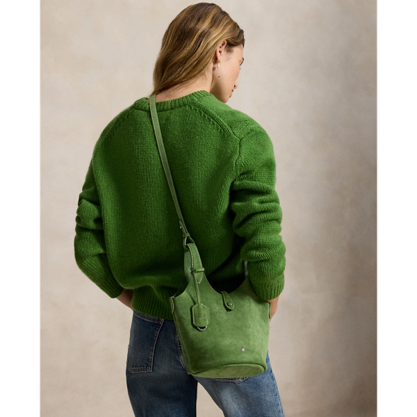 Polo Play Suede Small Tote & Crossbody