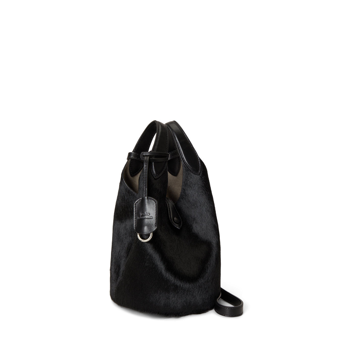 Женские сумки Ralph Lauren Polo Play Haircalf Tote & Crossbody, цвет: Чёрный — фото 1