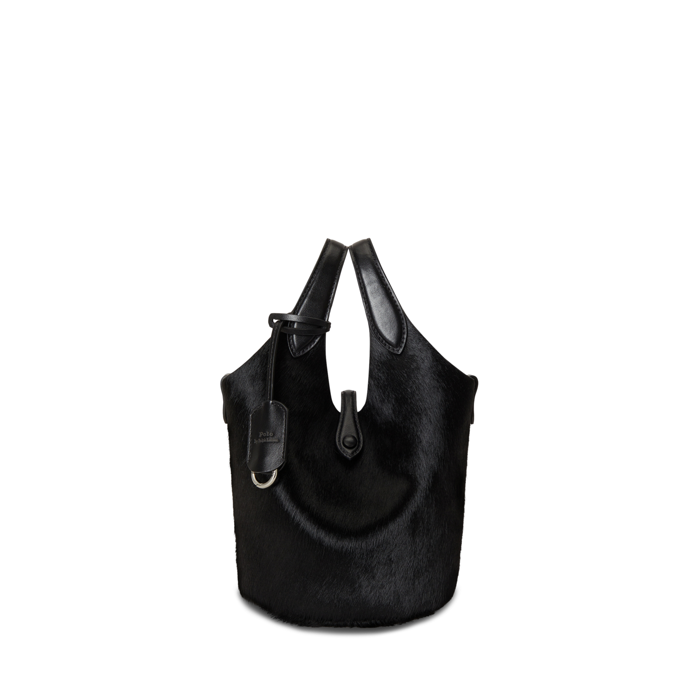Женские сумки Ralph Lauren Polo Play Haircalf Tote & Crossbody, цвет: Чёрный — фото 5