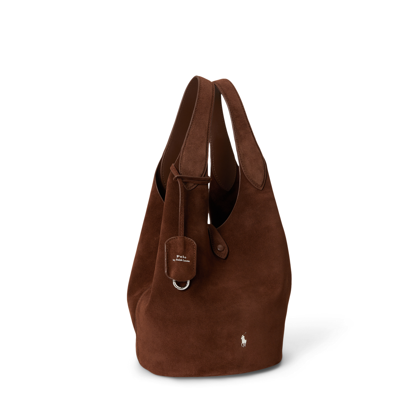 Женские сумки Ralph Lauren Polo Play Suede Tote, цвет: Cafe — фото 1