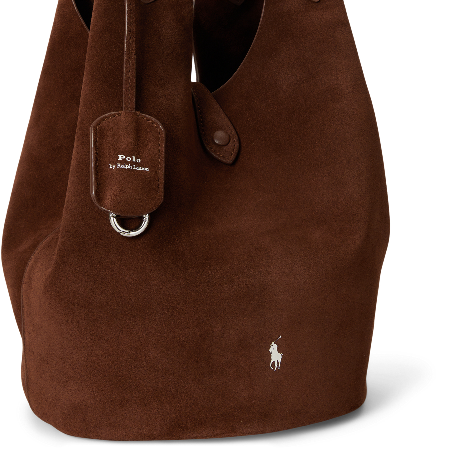 Женские сумки Ralph Lauren Polo Play Suede Tote, цвет: Cafe — фото 4