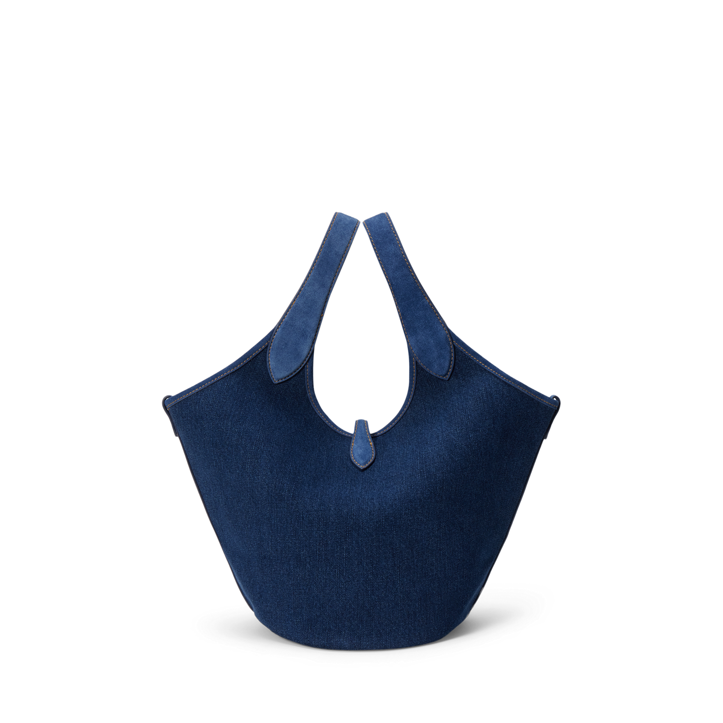 Женские сумки Ralph Lauren Polo Play Denim Tote, цвет: Варёный — фото 2