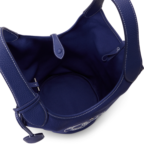 Segeltuch-Tragetasche Polo&nbsp;Play mit Logo Polo Ralph Lauren in Indigohimmel 4