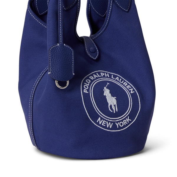 Segeltuch-Tragetasche Polo&nbsp;Play mit Logo Polo Ralph Lauren in Indigohimmel 5