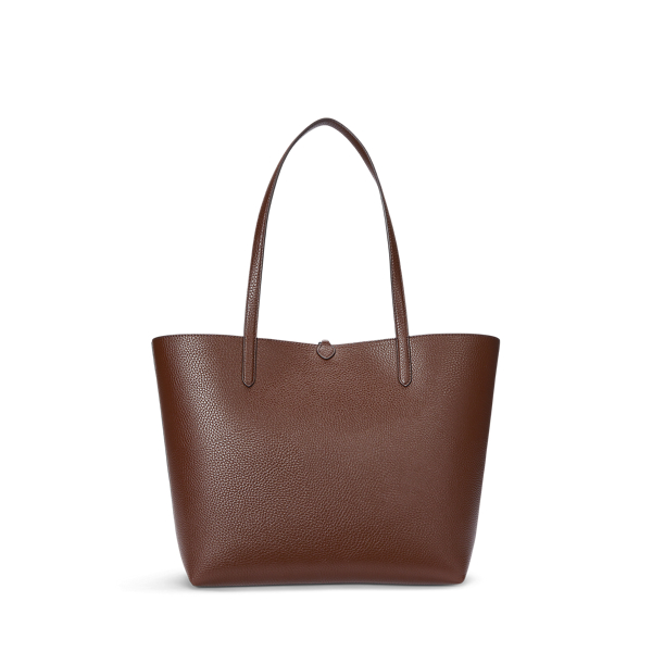 Faux Leather Large Reversible Tote Bag