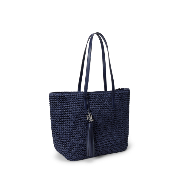 Straw Medium Whitney Tote Bag