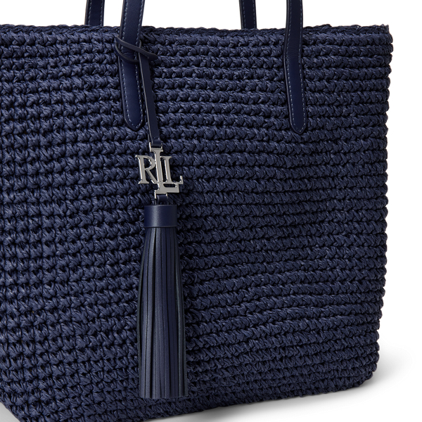 Straw Medium Whitney Tote Bag