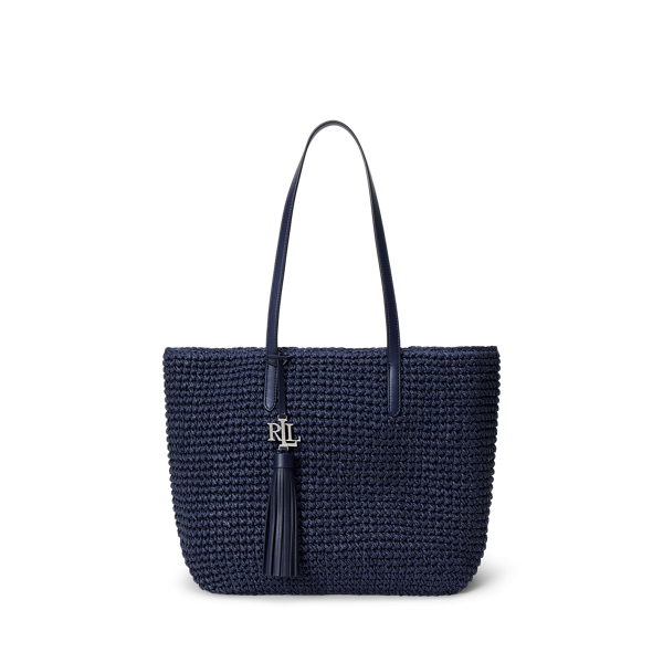 Straw Medium Whitney Tote Bag