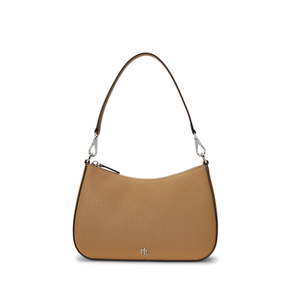 Crosshatch Leather Medium Danni Bag for Women Ralph Lauren UK