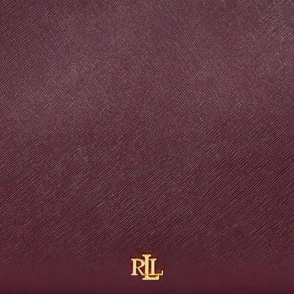 Pinot Noir Crosshatch Leather Medium Danni Bag Lauren 6